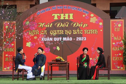 Khai mạc Hội thi hát Dân ca quan họ Xuân Quý Mão 2023