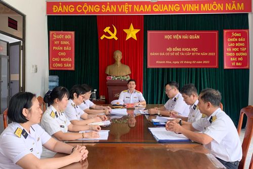 Học viện Hải quân: Đánh giá cơ sở đề tài khoa học giáo dục cấp Bộ Tổng tham mưu