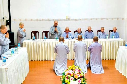 Vĩnh Long: Phân ban Ni giới tỉnh họp chuẩn bị Đại giới đàn Đắc Pháp năm 2023