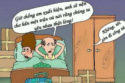 Tình nhân của vợ khiến chồng phải đi công tác