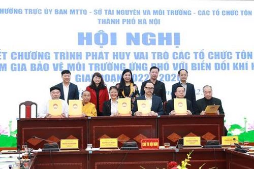 Hà Nội: Nhân rộng mô hình điểm cộng đồng tôn giáo cùng bảo vệ môi trường