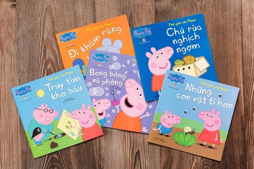 Lần đầu tiên sách Peppa Pig ra mắt độc giả Việt Nam