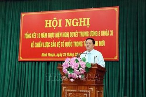 Ninh Thuận cần thực hiện tốt hơn nữa Chiến lược bảo vệ Tổ quốc trong tình hình mới