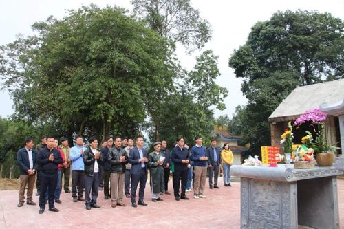 Khu tưởng niệm và Đền thờ anh hùng liệt sỹ tại hồ Kẻ Gỗ hoàn thành giai đoạn 1