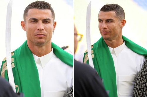 Ronaldo 'lột xác', cầm kiếm bóng loáng ở Ả Rập Xê-út