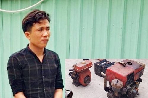 Bắt đối tượng trộm máy nổ có 4 tiền án ở An Giang