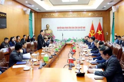 Trưởng Ban Đối ngoại Trung ương làm việc với Đoàn Trưởng cơ quan đại diện Việt Nam ở nước ngoài nhiệm kỳ 2023-2026