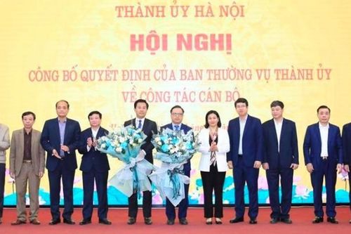Ban Thường vụ Thành ủy Hà Nội điều động 2 cán bộ chủ chốt thành phố