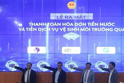Ra mắt giải pháp thanh toán tiền nước, phí vệ sinh môi trường qua Hue-S