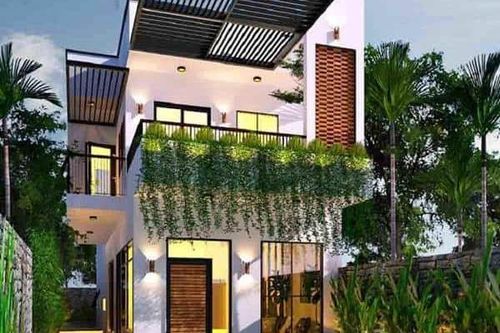 Mẫu nhà ống sang trọng, không gian xanh tràn ngập sự an yên