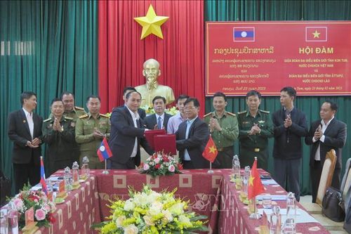 Tăng cường hợp tác giữa hai tỉnh Kon Tum và Attapeu (Lào)