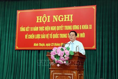 Ninh Thuận cần thực hiện tốt hơn nữa Chiến lược bảo vệ Tổ quốc trong tình hình mới