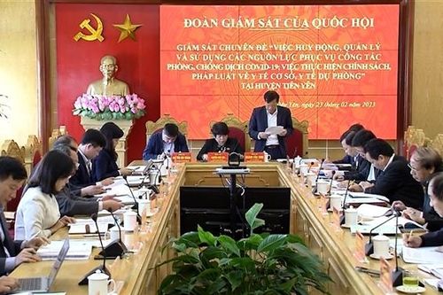 Đoàn giám sát của Quốc hội làm việc tại huyện Tiên Yên, Quảng Ninh
