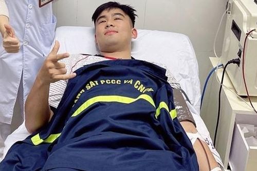 3 cán bộ Công an Bắc Giang hiến máu cứu các bệnh nhân đang nguy kịch