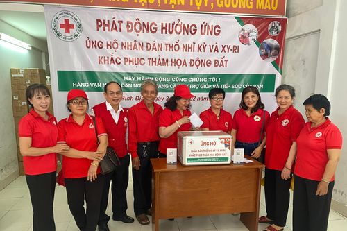Bình Định phát động kêu gọi ủng hộ nhân dân Thổ Nhĩ Kỳ và Syria