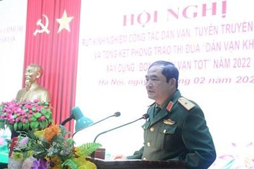 Công tác dân vận trong quân đội phải sâu sát cơ sở, gần dân, trọng dân