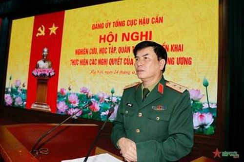 Đảng ủy Tổng cục Hậu cần quán triệt và triển khai các nghị quyết của Quân ủy Trung ương