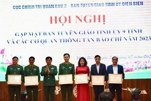 Quân khu 2: Hội nghị gặp mặt Ban Tuyên giáo Tỉnh ủy 9 tỉnh và các cơ quan thông tấn báo chí năm 2023