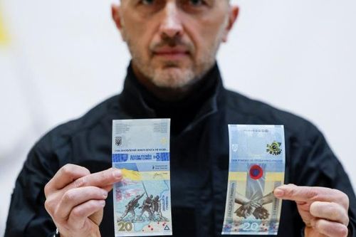 Ukraine công bố tiền giấy kỷ niệm 1 năm cuộc chiến với Nga