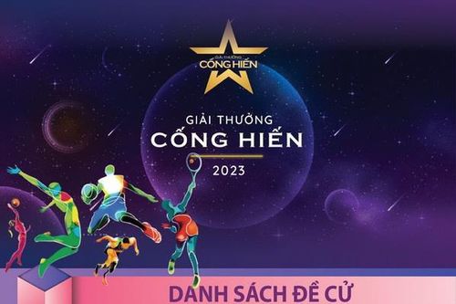 Danh sách đề cử Giải Cống hiến Thể thao năm 2023