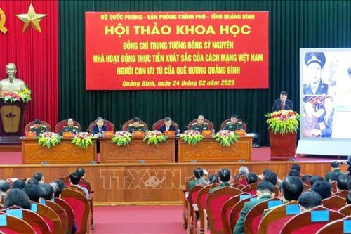 Hội thảo khoa học kỷ niệm 100 năm Ngày sinh Trung tướng Đồng Sỹ Nguyên