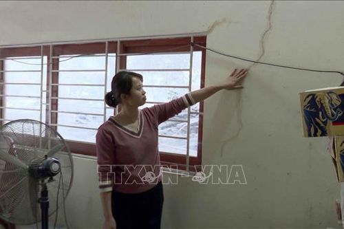 Thanh Hóa: Bồi thường cho các hộ dân bị nứt nhà do thi công Quốc lộ 15