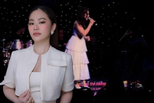 Hậu nghi vấn mang thai, Lương Bích Hữu diện đầm khoe bụng phẳng lì khi chạy show