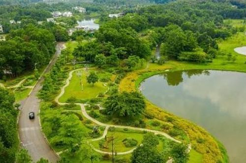 Quần thể nghỉ dưỡng đậm tính nghệ thuật gần Hà Nội