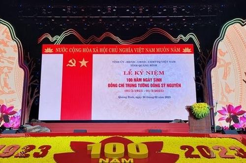 Kỷ niệm trọng thể 100 năm Ngày sinh Trung tướng Đồng Sỹ Nguyên