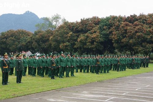 Bộ đội Biên phòng Nghệ An khai giảng khóa huấn luyện chiến sĩ mới