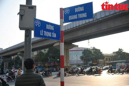 Lưu ý những điều chỉnh khi đi qua nút giao Lê Trọng Tấn - Quang Trung, Hà Nội