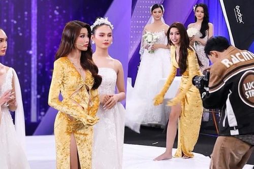 Á hậu Chế Nguyễn Quỳnh Châu tháo guốc 'lăn xả' hết mình hỗ trợ thí sinh