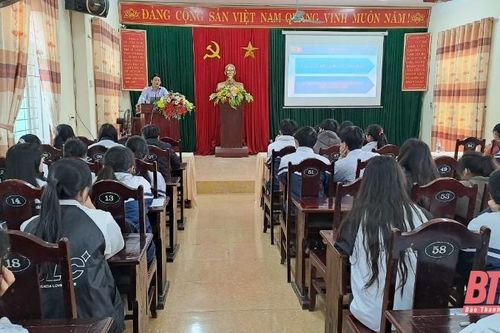 112 học sinh Trường THPT Yên Định I được bồi dưỡng nhận thức về Đảng