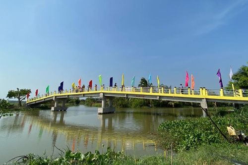 Trà Vinh: Hội Từ thiện chùa Tường Nguyên khánh thành cầu bê-tông liên huyện