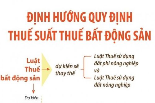 Định hướng quy định thuế suất Thuế bất động sản