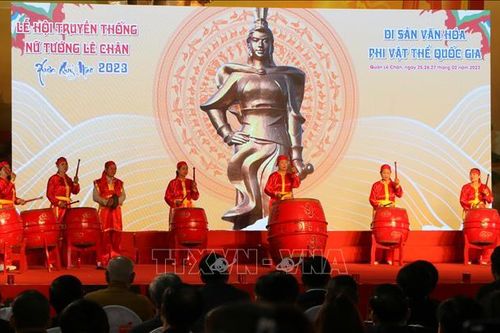 Khai mạc Lễ hội truyền thống Nữ tướng Lê Chân năm 2023