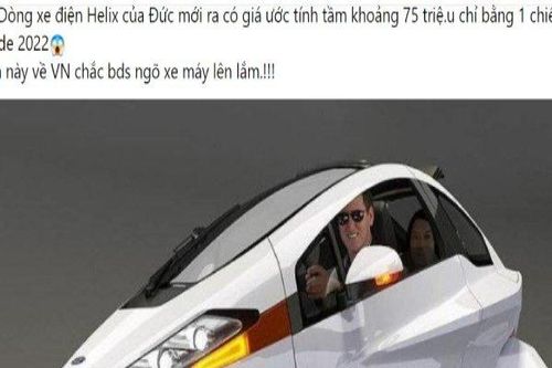 Thực hư thông tin môtô Đức giá bằng Honda SH, nhưng tiện như ôtô