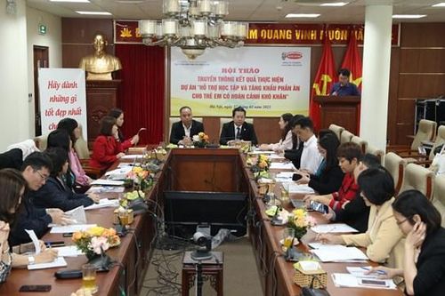 3 tỷ đồng hỗ trợ học tập và tăng khẩu phần ăn cho trẻ em có hoàn cảnh khó khăn