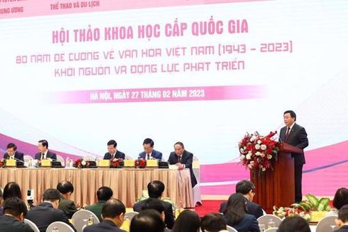 Văn hóa là nền tảng tinh thần, động lực phát triển đất nước