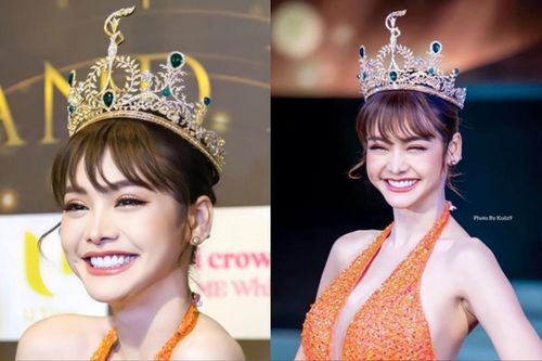 Chị đại Engfa Waraha cười sáng bừng hết cỡ tại sự kiện: Xinh hơn lúc đối đầu với Thiên Ân không?