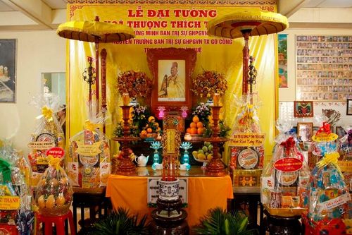 Tiền Giang: Lễ Đại tường cố Hòa thượng Thích Thiện Hòa tại chùa Phật Huệ