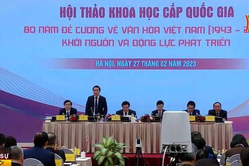 Hội thảo khoa học '80 năm Đề cương về Văn hóa Việt Nam'