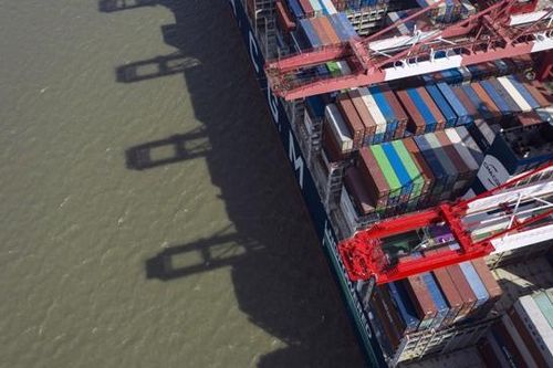 Tàu container tụ tập ngoài khơi Trung Quốc, chờ xuất khẩu phục hồi