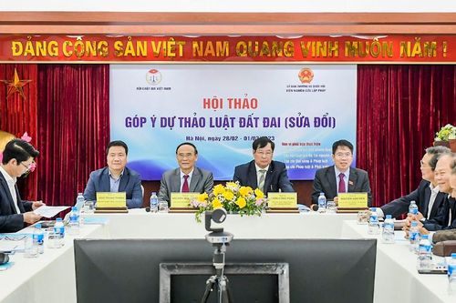 Hội Luật gia Việt Nam lấy ý kiến góp ý dự thảo Luật Đất đai (sửa đổi)