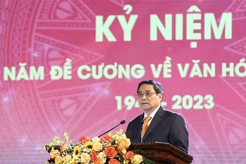 Thủ tướng Chính phủ Phạm Minh Chính dự Lễ kỷ niệm 80 năm Đề cương về văn hóa Việt Nam