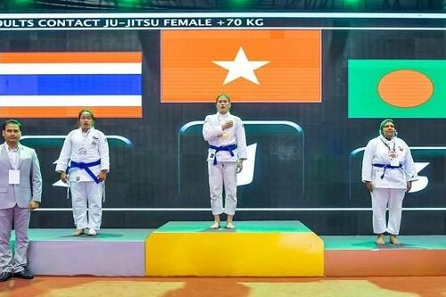 Giành 5 HCV, tuyển jujitsu Việt Nam đứng hạng 4 châu Á