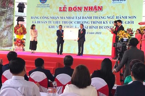Đà Nẵng đón nhận di sản thế giới Ma nhai