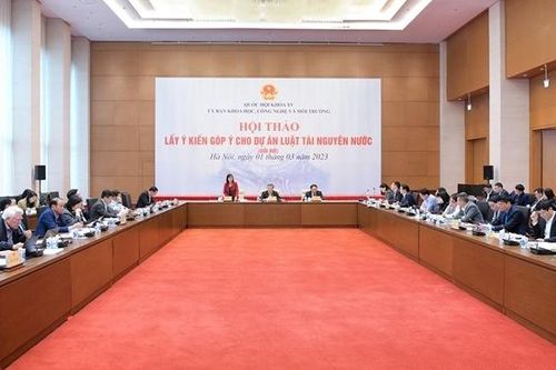 Ủy ban Khoa học, Công nghệ và Môi trường lấy ý kiến về dự án Luật Tài nguyên nước (sửa đổi)