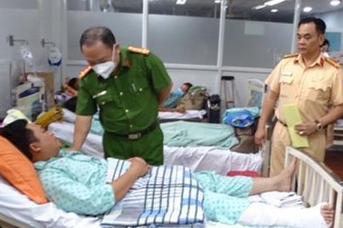 Bắt đối tượng tông gãy chân cán bộ CSGT khi bị kiểm tra độ cồn