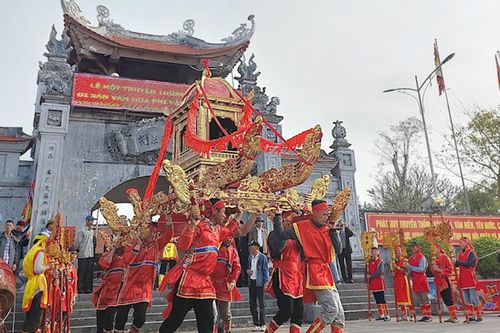 Khai hội Đền A Sào tưởng nhớ Đức Thánh Trần